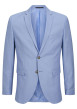 Thumbnail Veste de costume bleu ciel à coupe super slim, col à revers et poches