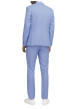 Thumbnail Veste de costume bleu ciel à coupe super slim, col à revers et poches - Image 3