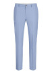 Thumbnail Pantalon de costume bleu ciel uni à coupe super slim avec 4 poches