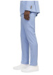 Thumbnail Pantalon de costume bleu ciel uni à coupe super slim avec 4 poches - Image 4