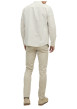 Thumbnail Pantalon chino sable uni en coton avec une coupe slim et 4 poches - Image 5