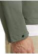 Thumbnail Blouson imperméable vert uni à coupe droite avec un col à capuche et 2 poches - Image 6