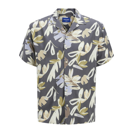 Chemise multicolore à motif floral avec une...