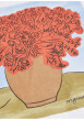 Thumbnail T-shirt en coton blanc uni avec une coupe droite à col rond - Image 3