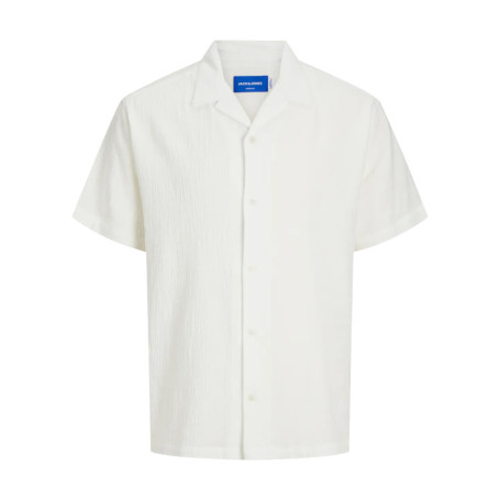 Chemise en coton blanche unie avec une coupe...