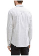 Thumbnail Chemise en coton blanche à petits imprimés avec une coupe ajustée - Image 2