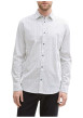 Thumbnail Chemise en coton blanche à petits imprimés avec une coupe ajustée - Image 4