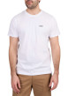 Thumbnail T-shirt en coton biologique blanc uni avec une coupe droite et un col rond