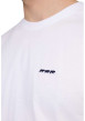 Thumbnail T-shirt en coton biologique blanc uni avec une coupe droite et un col rond - Image 3