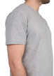 Thumbnail T-shirt en coton biologique gris uni avec un col rond et une coupe droite - Image 4