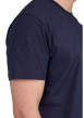 Thumbnail T-shirt en coton biologique marine uni avec logo iconique à l'avant - Image 4