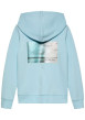 Thumbnail Sweat à capuche en coton bleu ciel avec un imprimé au dos et le nom de la marque - Image 2
