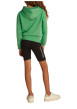 Thumbnail Sweat à capuche en coton vert uni avec une coupe droite et le logo imprimé - Image 7