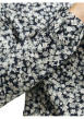 Thumbnail Chemise en coton beige à motifs liberty avec une coupe droite et col français - Image 3