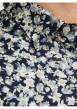 Thumbnail Chemise en coton beige à motifs liberty avec une coupe droite et col français - Image 4