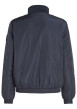 Thumbnail Blouson bleu marine uni avec une coupe droite et un col montant - Image 2