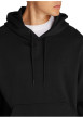 Thumbnail Sweat à capuche en coton noir avec une coupe droite et un imprimé au dos - Image 3