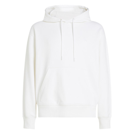 Sweat à capuche en coton blanc avec une coupe...