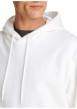 Thumbnail Sweat à capuche en coton blanc avec une coupe droite et un imprimé au dos - Image 3