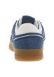 Thumbnail Tennis bleu ciel plate, à lacets plat avec surpiqûres ton sur ton - Image 6
