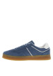 Thumbnail Tennis bleu ciel plate, à lacets plat avec surpiqûres ton sur ton - Image 2