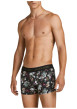 Thumbnail Lot de 3 Boxers classique en coton marine uni avec une taille élastiquée - Image 2