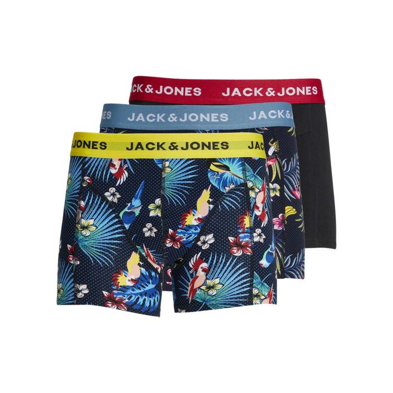 Jack & Jones - Lot De 3 Boxers Classique En Coton Nuit Uni Avec Une Coupe Fermée - Nuit Jack & Jones - Lot De 3 Boxers Classique En Coton Nuit Uni Avec Une Coupe Fermée - Nuit