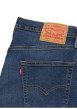 Thumbnail Jean 5 poches 502 en coton mélangé bleu avec surpiqûres orange et coupe droite - Image 3