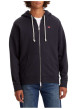 Thumbnail Sweat zippé en coton noir uni à coupe droite avec logo rouge et col à capuche - Image 4