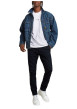 Thumbnail Pantalon chino en coton bleu marine uni à coupe skinny et à taille intermédiaire - Image 5