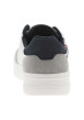 Thumbnail Sneakers blanches plates avec empiècement en suédine et à lacets - Image 6