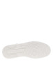 Thumbnail Sneakers blanches plates avec empiècement en suédine et à lacets - Image 5