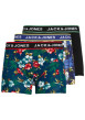 Thumbnail Lot de 3 Boxers classique multicolore uni avec une coupe fermée