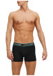 Thumbnail Lot de 3 Boxers classique multicolore uni avec une coupe fermée - Image 4