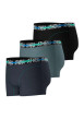 Thumbnail Lot de 3 Boxers classiques en coton multicolores unis avec marque à la taille - Image 3