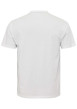 Thumbnail T-shirt en coton blanc avec un imprimé délavé à l'avant et une coupe droite - Image 2
