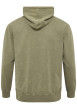 Thumbnail Sweat à capuche en coton mélangé kaki délavé avec une coupe droite - Image 2