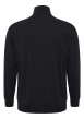 Thumbnail Gilet en coton noir uni avec une coupe slim et un col montant - Image 2