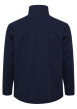 Thumbnail Blouson en coton bleu marine uni à col montant avec des poches à rabat - Image 2