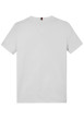 Thumbnail T-shirt en coton régénératif blanc à imprimé drapeau, coupe droite et col rond - Image 2