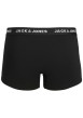 Thumbnail Lot de 2 boxers classiques en coton noir uni avec logo blanc - Image 2