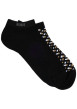 Thumbnail Lot de 2 paires de socquettes en coton mélangé noires unies et à motifs