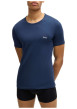 Thumbnail Lot de 3 t-shirts en coton tricolore unis avec une coupe près du corps - Image 4