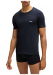 Thumbnail Lot de 3 t-shirts en coton tricolore unis avec une coupe près du corps - Image 5