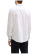 Thumbnail Chemise en coton blanche chinée avec une coupe regular fit et une poche - Image 2
