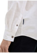 Thumbnail Chemise en coton blanche chinée avec une coupe regular fit et une poche - Image 3