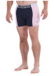 Thumbnail Lot de 2 Boxers classique en coton multicolore uni avec une coupe fermée