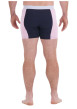 Thumbnail Lot de 2 Boxers classique en coton multicolore uni avec une coupe fermée - Image 2