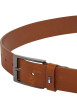 Thumbnail Ceinture Layton en cuir camel unie texturée avec boucle à ardillon - Image 2