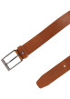 Thumbnail Ceinture Layton en cuir camel unie texturée avec boucle à ardillon - Image 3
